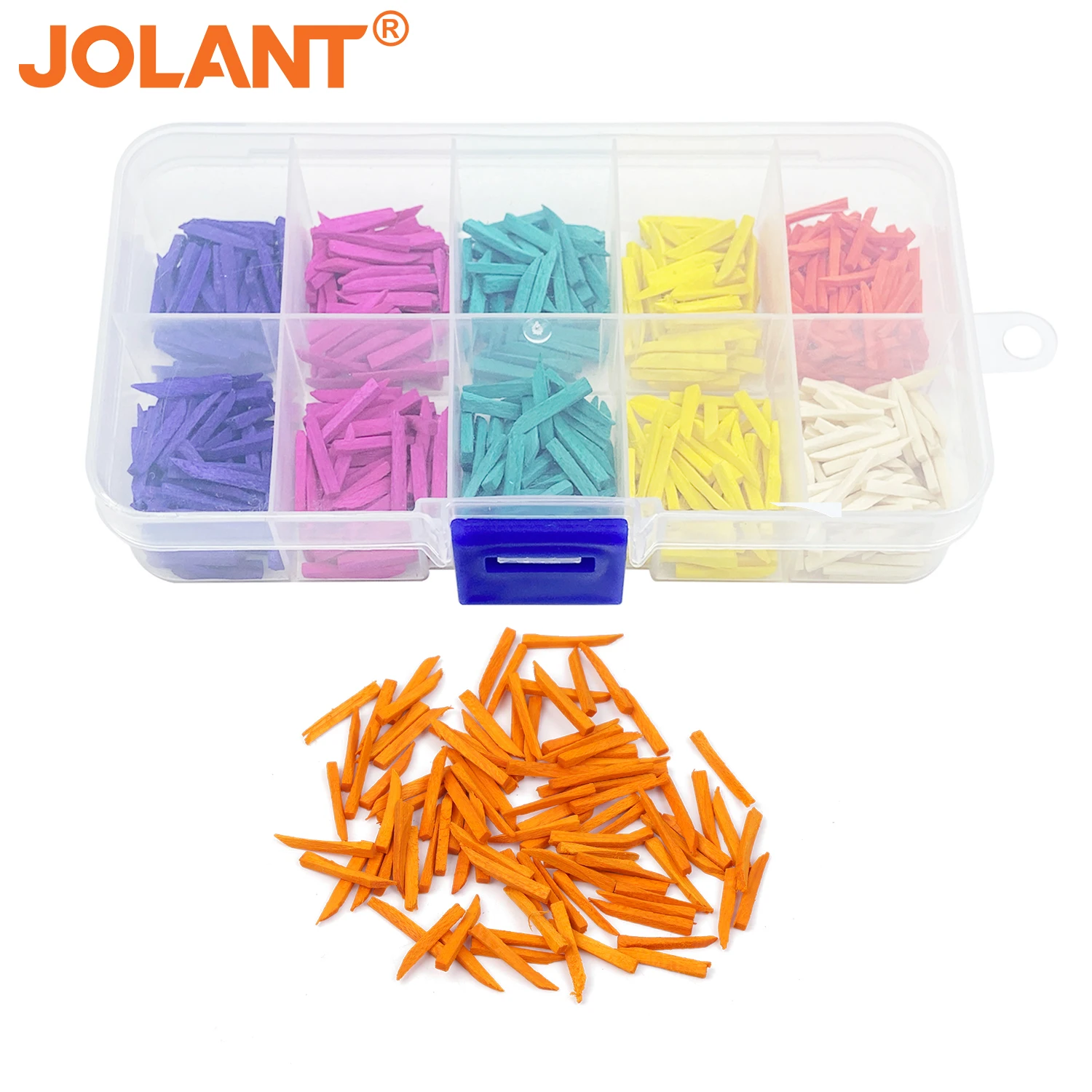 600pcs/Box JOLANT Disposable Dental Materials Wooden Wedges Interdental Composite Contoured Instrument Dentist Use