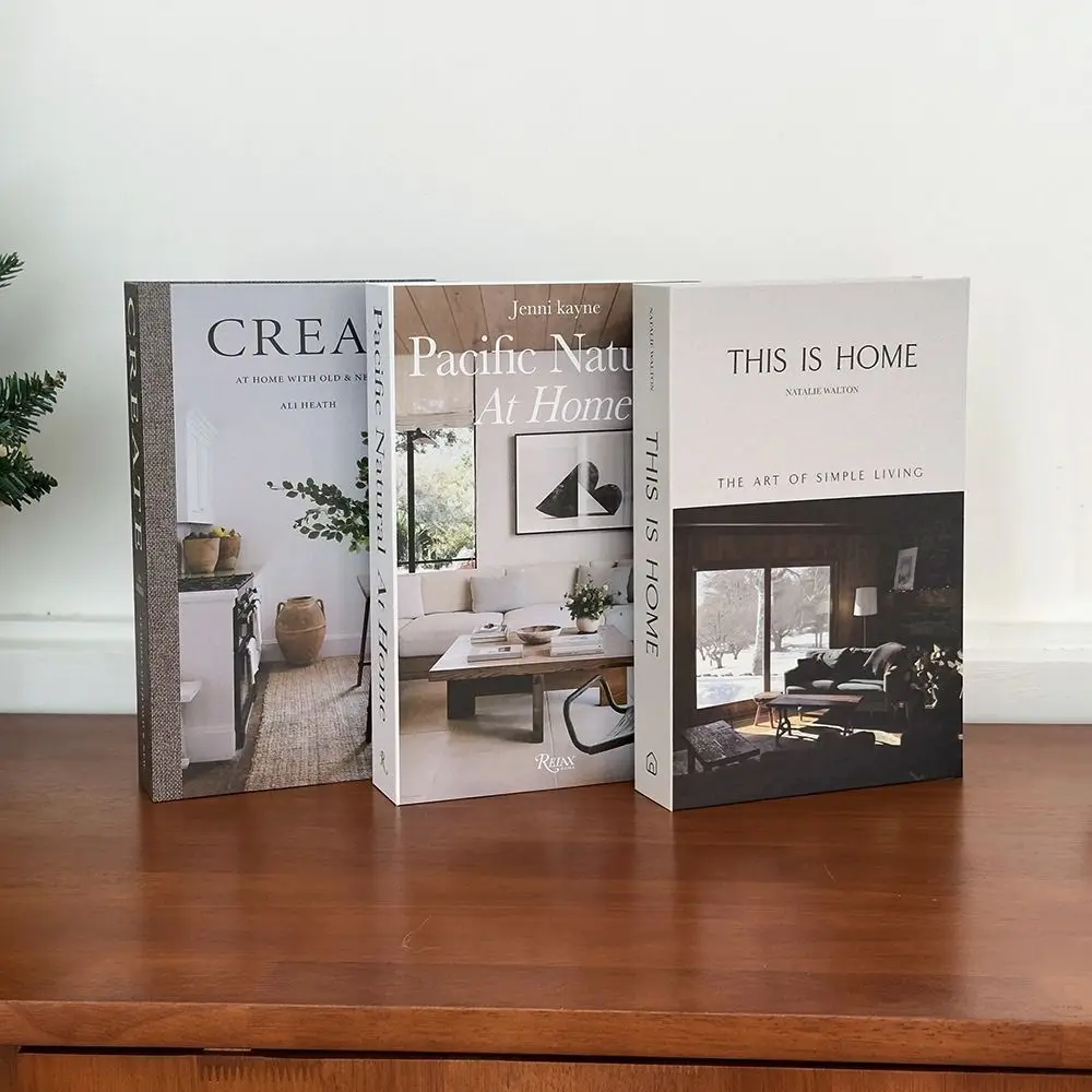 Sinple Foldable Fake Books Ornament Photography Prop Book Shelf Display Decorative Book Simulation Book Home Decoration view 3