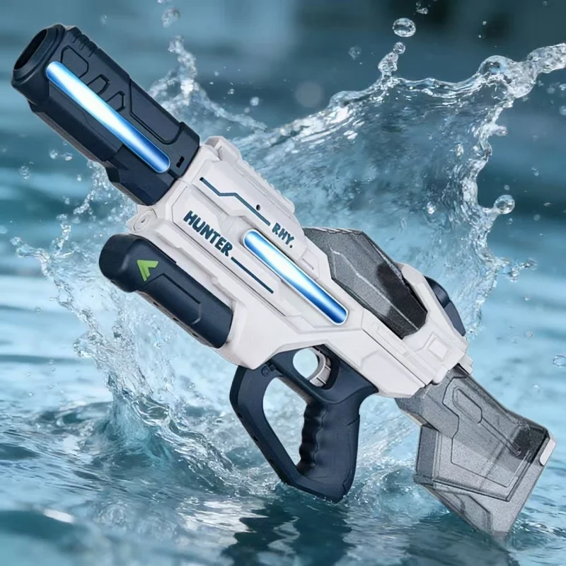 

Игрушечный электрический водяной пистолет с автоматическим всасыванием воды для детей, летняя игрушка для игр на открытом воздухе и пляжа