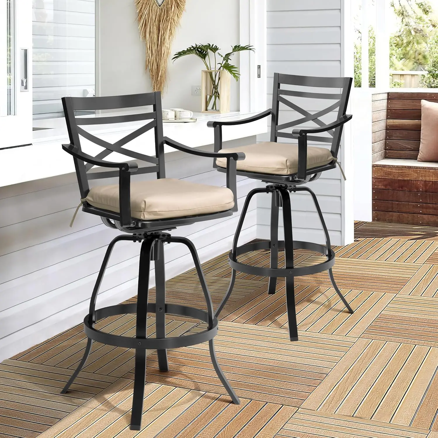 Thumbnail 4 - #23 Swivel Bar Stools Sale