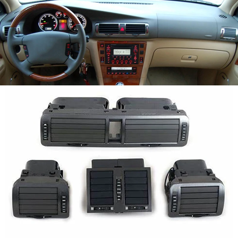 Exhaust Vent Outlet For VW Passat B5 B6 3BD 820 951 3BD 819 701 3BD819702 Front Dashboards Central A/C Air Vent Outlet