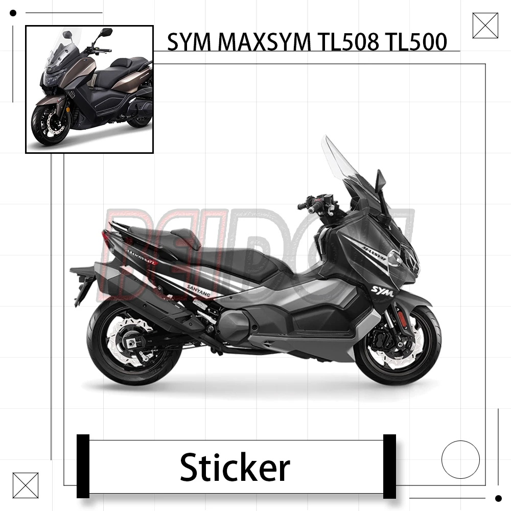 

Для SYM MAXSYM TL508 TL500 наклейки на мотоцикл персонализированные наклейки на тело декоративные водонепроницаемые наклейки на автомобиль