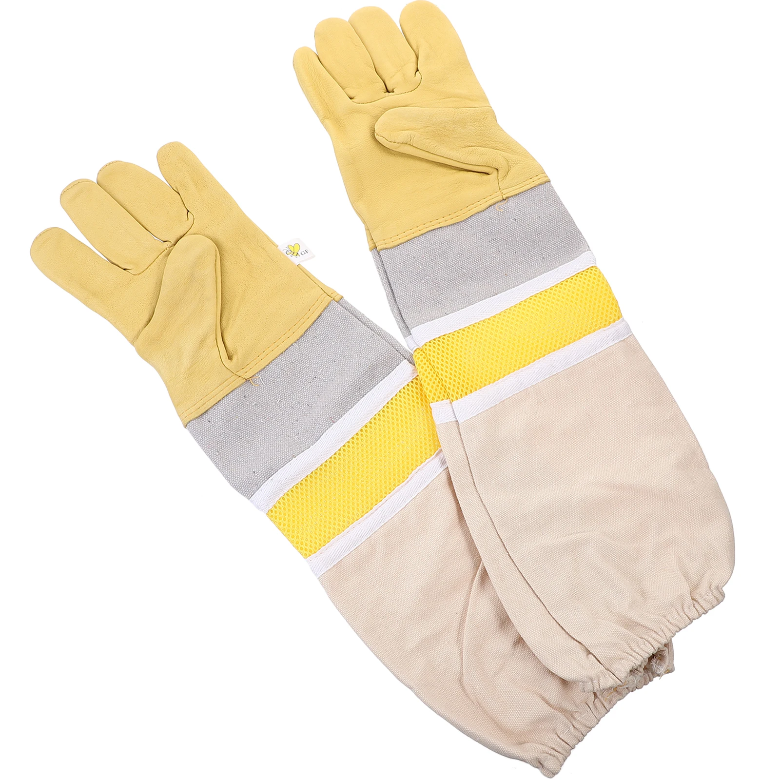 

Beekeeping Gloves Cotton Cloth Sheepskin Apiculture Pruning Outdoor Work Wear Resistant Safety Protective Anti Bee