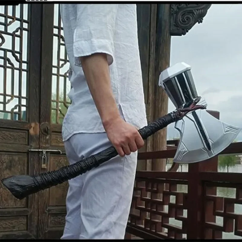 SN55Supereroe Capitan America Scudo metallico Thor Schiuma Martello Ascia Gioco cosplay Prop Decorazioni per la casa Collezione Armi Bambini adulti @ 54WE