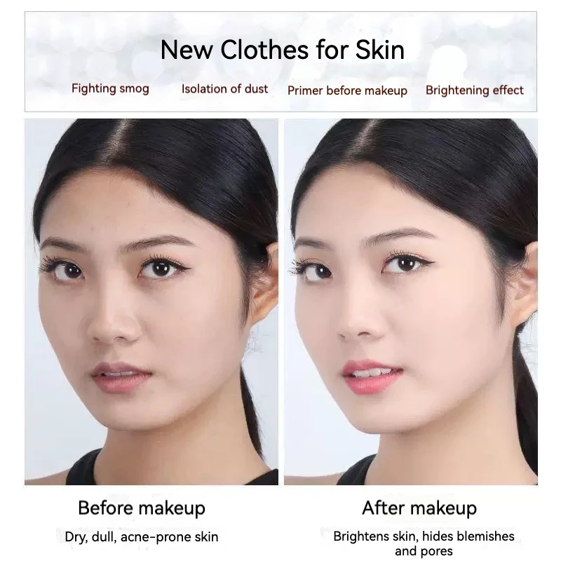 ZEESEA 3in1 برايمر كونسيلر BB كريم مكياج قاعدة كريم أساس سائل طبيعي يدوم طويلاً مسام غير مرئية تبييض التهيأ