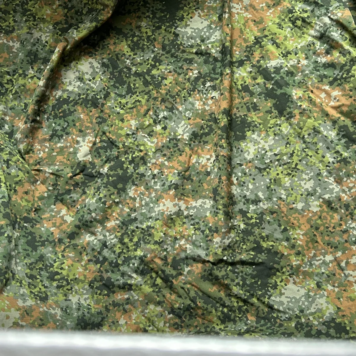 Nylon Katoen Nederlands NFP Multitone Groene Camouflagestof Nederland Fractal Patroon Rip Stop Doek Infrarood Reflecterende Optie