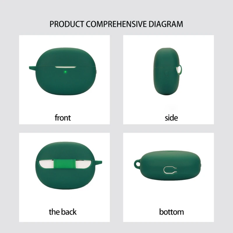 Estojo de proteção adequado para HAYLOU W1 ANC Headphone, Dustproof, à prova de choque, macio, lavável capa, manga