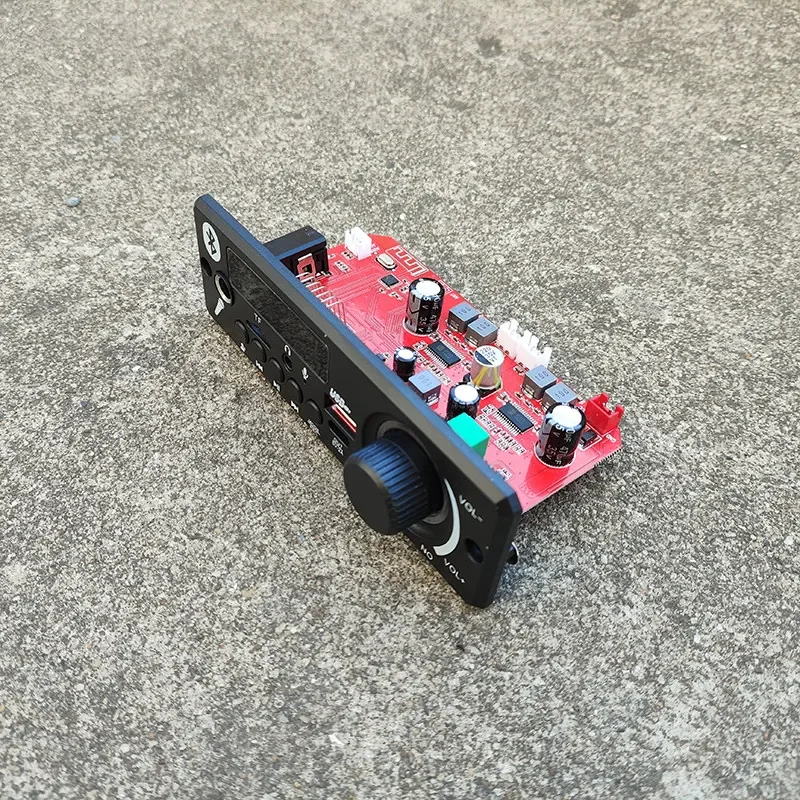 180W High-power Bluetooth Receiver 12V15V24V Subwoofer Power Amplifier Board Front Decoder Board with Recording Power Amplifier