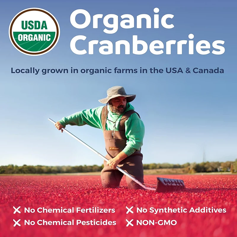 Cranberry Capsules - with Vitamin C - Supports Urinary Tract Health, Bladder Cleansing, Antioxidant