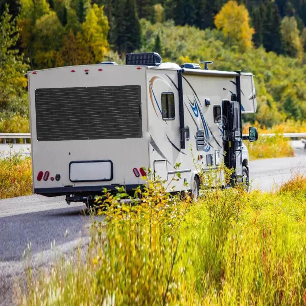 12 فولت لوحة طاقة شمسية ETFE PET مرنة 300 واط 150 واط 130 واط 95 واط 80 واط لوحة كهروضوئية 12 فولت طقم شاحن بطارية للمنزل كامبر RV شرفة