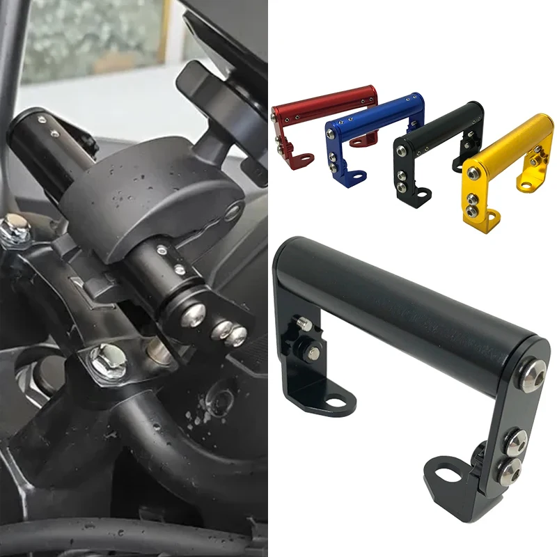 

For YAMAHA MT09 For SUZUKI DL650 For HONDA NC750X For BMW Motorcycle Phone Holder Stand Adjustable GPS Navigation Plate Bracket