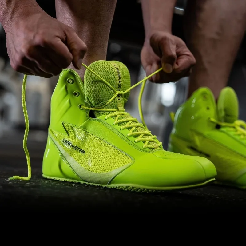 

2026 Professional Wrestling Shoes Men Women Breathable Boxing Shoes For Couples Top Quality Gym Training Shoe Unisex Fighting Sh