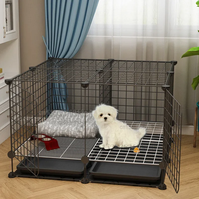 

Dog Cages and Indoor Kennels, Medium-Sized Multifunctional Pet Fences, Bold Pet Supplies, Comfortable Dog Villa