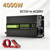 4000W Modified Sine Wave Inverter 12v to 220v High Performance Transformer for Caravan and Car Use