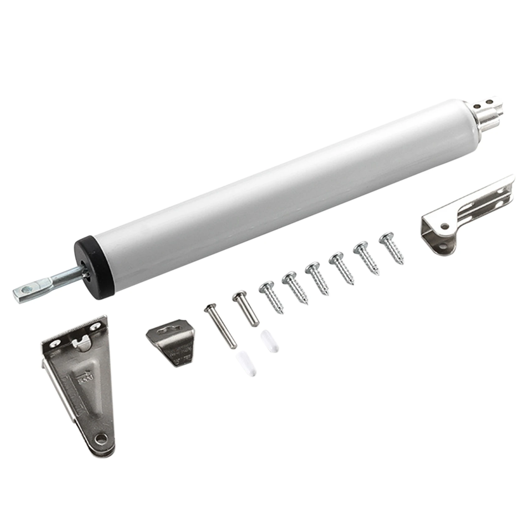 

Simple Door Closer Silent Pneumatic Hydraulic Buffer Automatic Household Door Closing Artifact Furniture Hardware silver