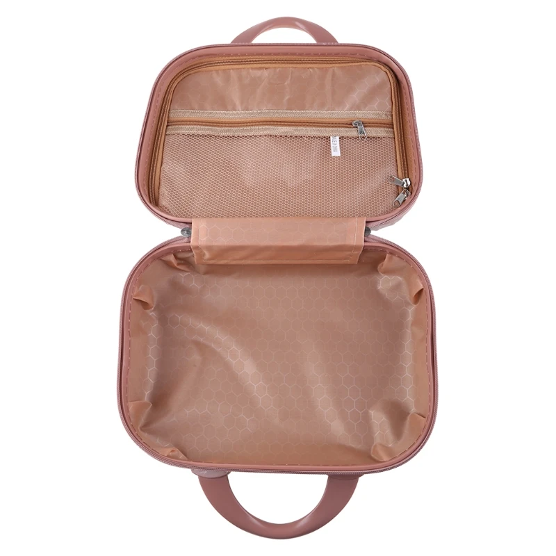 14in Cosmetic for Case Luggage Small Travel Portable Carrying Box Suitcase for Makeup