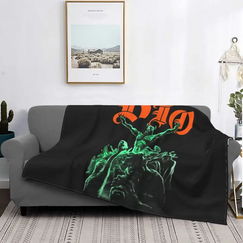 Dio Ronnie James Dio Heavy Metal Rock Blanket Casual Bedspread Comfortable Sofa Dedicated Home Decotation