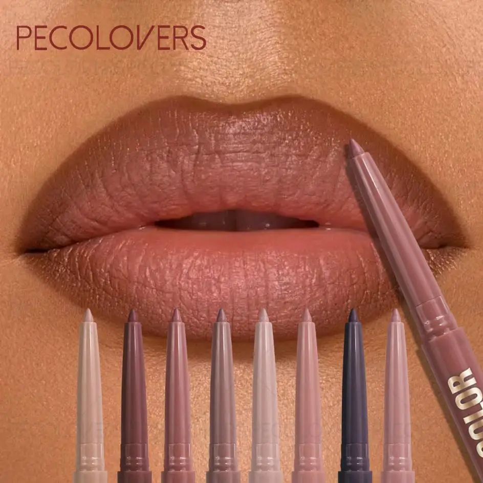 1pc Long-Lasting Waterproof Lip Liner - Non-Drying Formula Matte Finish Lip Makeup with Precision Applicator Pen