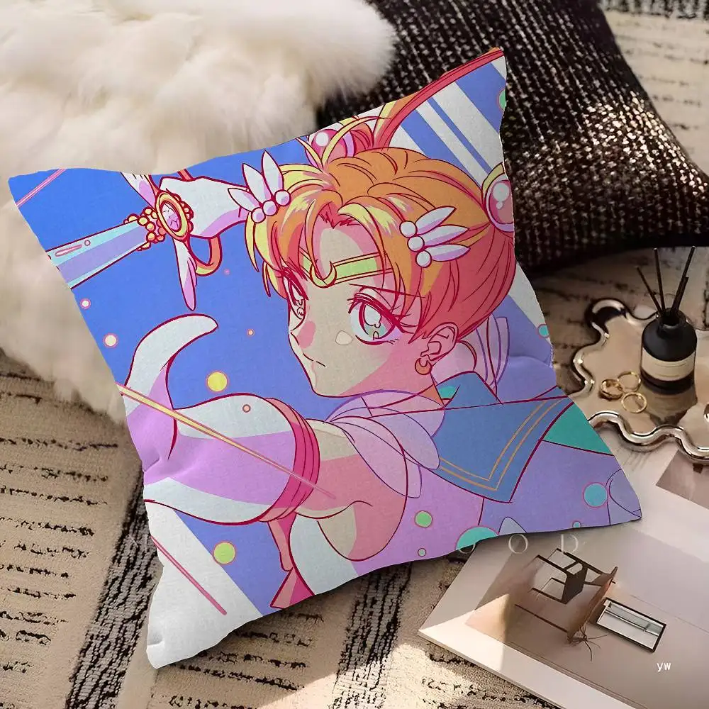S-Sailores Cute Girl Moon pillow cover sofa cushion cover home room decoration children gift