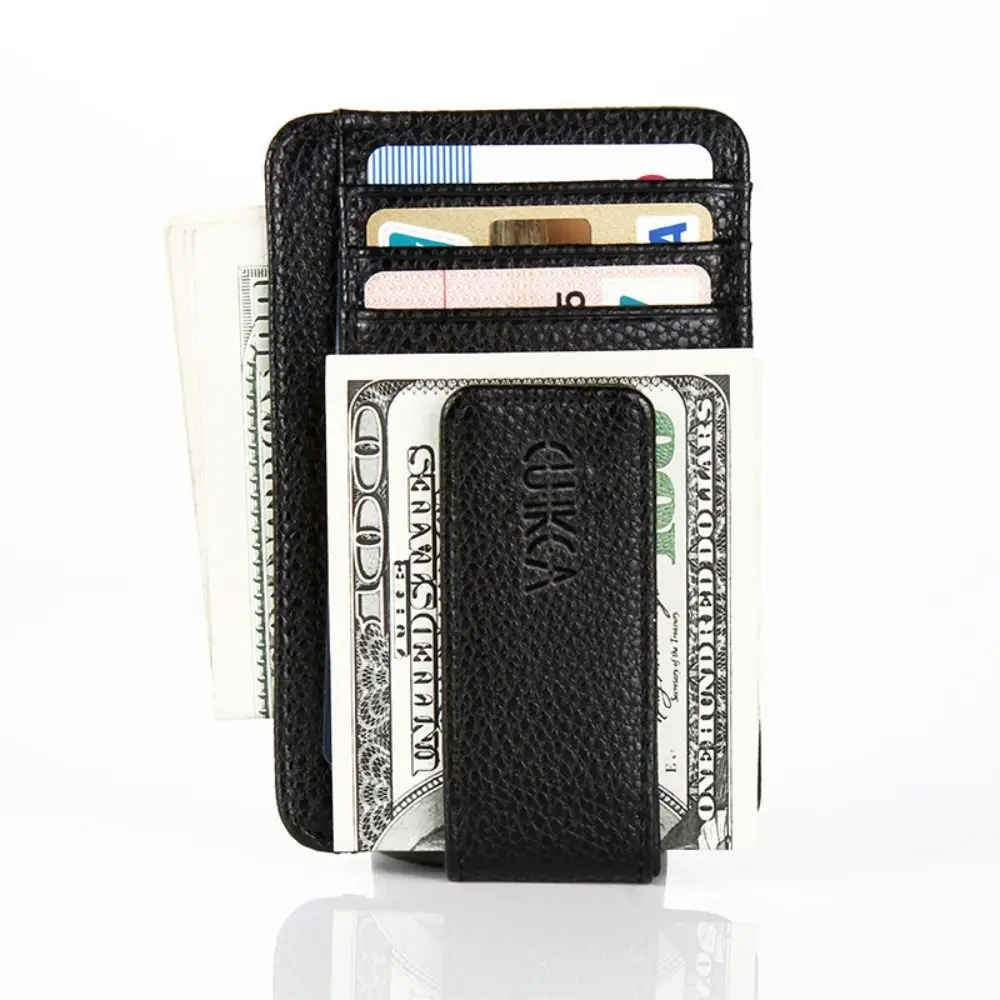 Fashion Women Men Wallet Money Clip Magnet Clip Ultrathin Pocket Clamp Credit Card Case Mini Creative Wallet