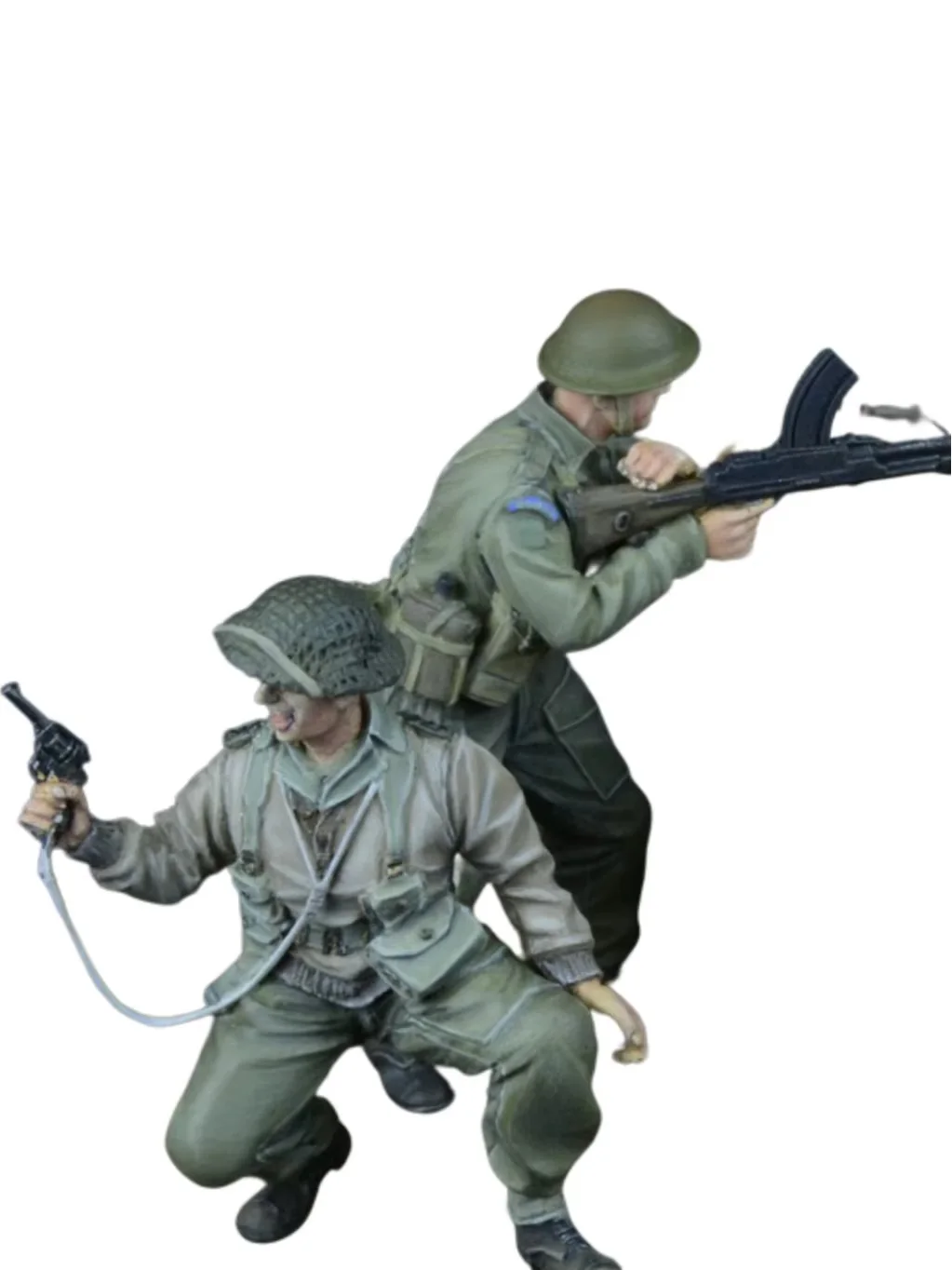 Kit de figurines en résine non peintes, thème militaire, soldats de la seconde guerre mondiale, GK non assemblé et non peint, 1/35