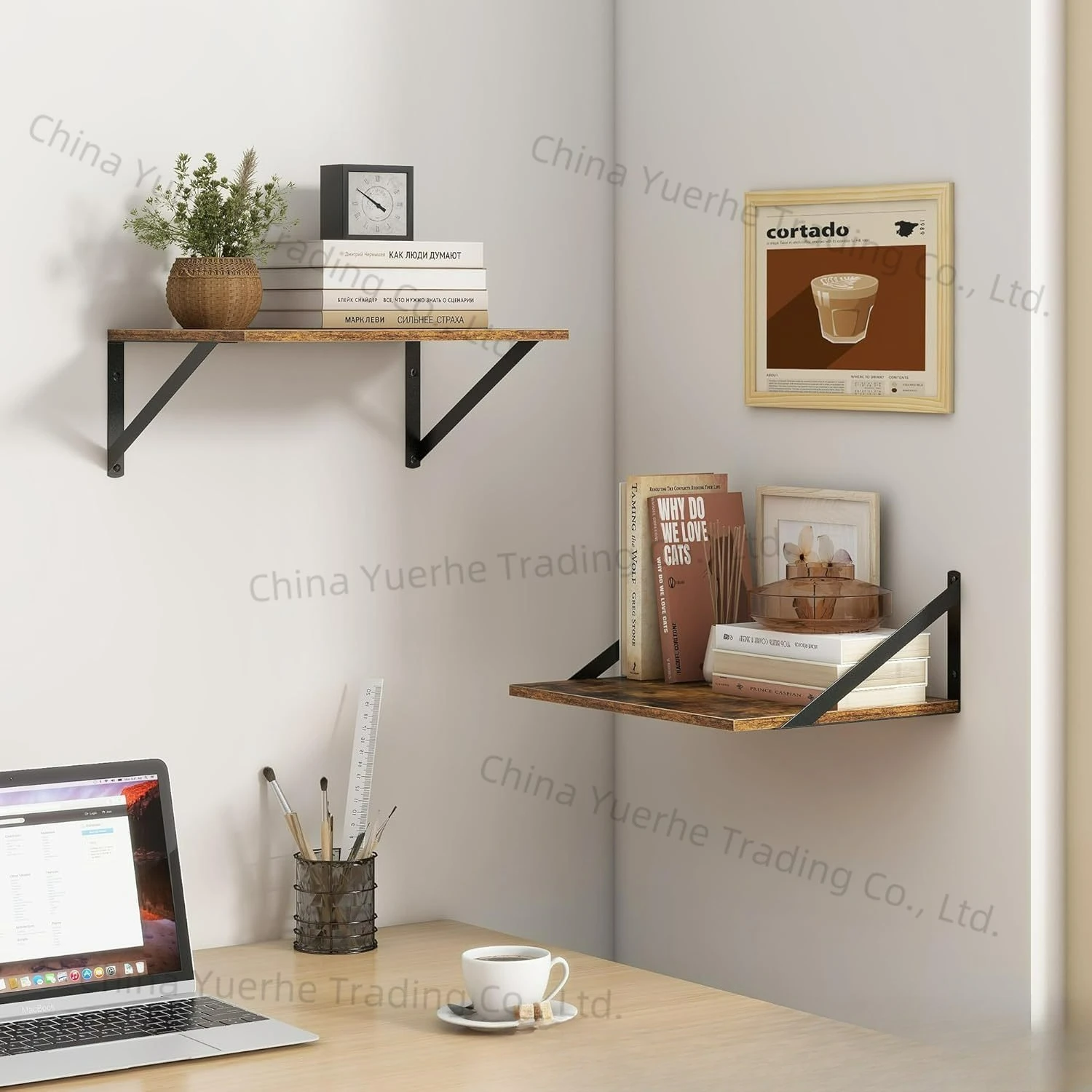 

Solid wood wall hanging baffle wall word board European style rack bedroom storage rack living room decorative storage rack