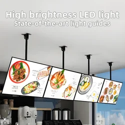 LED snap frame slim advertise light box bar restaurant advertising wall mount backlit menu board