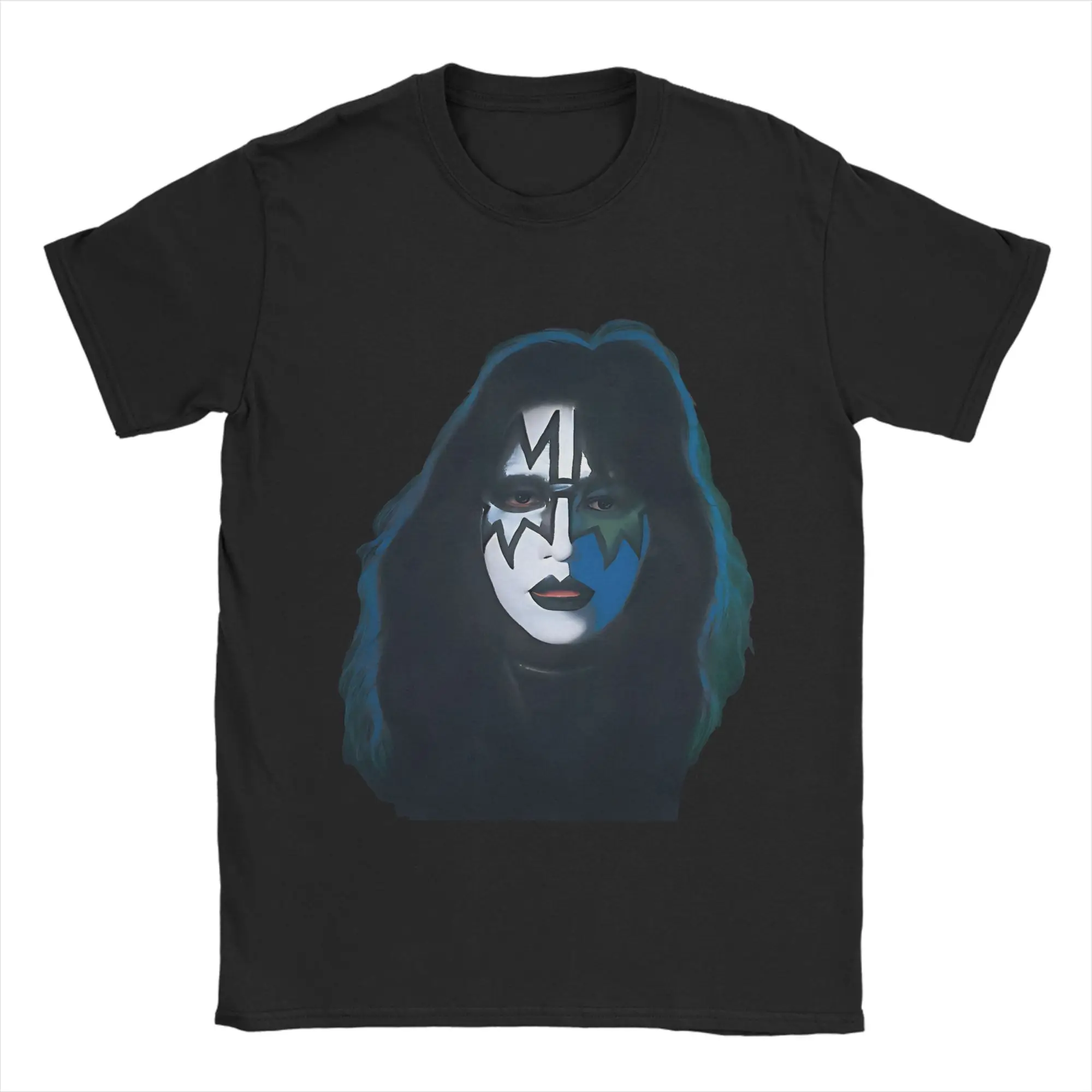 

Rip Ace Frehley The Spaceman 1951-2025 kiss band Outfit Men Women T Shirts Cotton Tee Graphic Print Tops T-shirt