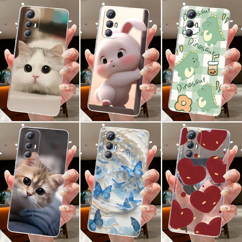 Jelly Casing For Cubot Max 5 Funda Clear Silicone Shell For Cubot Max5 Capa Soft TPU Back Cover Cute Cat Rabbit Heart Phone Case
