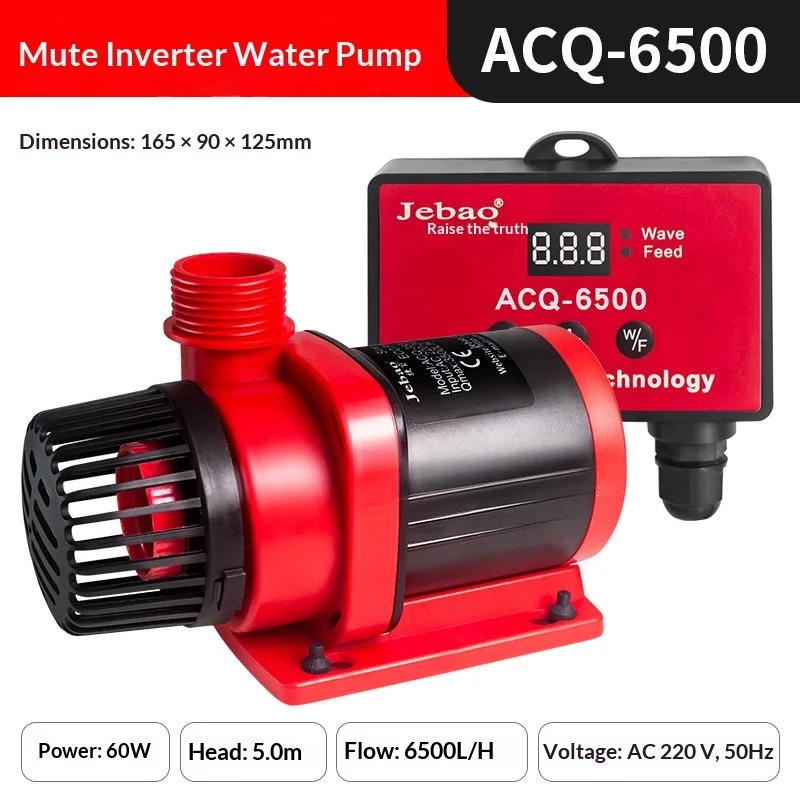220V Jebao Jecod ACQ-serie, onderwater terugvoerpomp, ultrasnelle en zeer stille pomp met variabele frequentie, geschikt voor zout- en zoetwateraquaria.