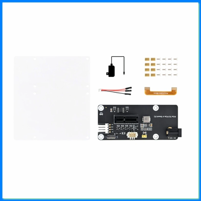 For 5 Expansion Board PCIe FFC Connector to Standard PCIe X1 Slot, for PCI Express X1 X4 X8 X16 Riser (EU)-A32R