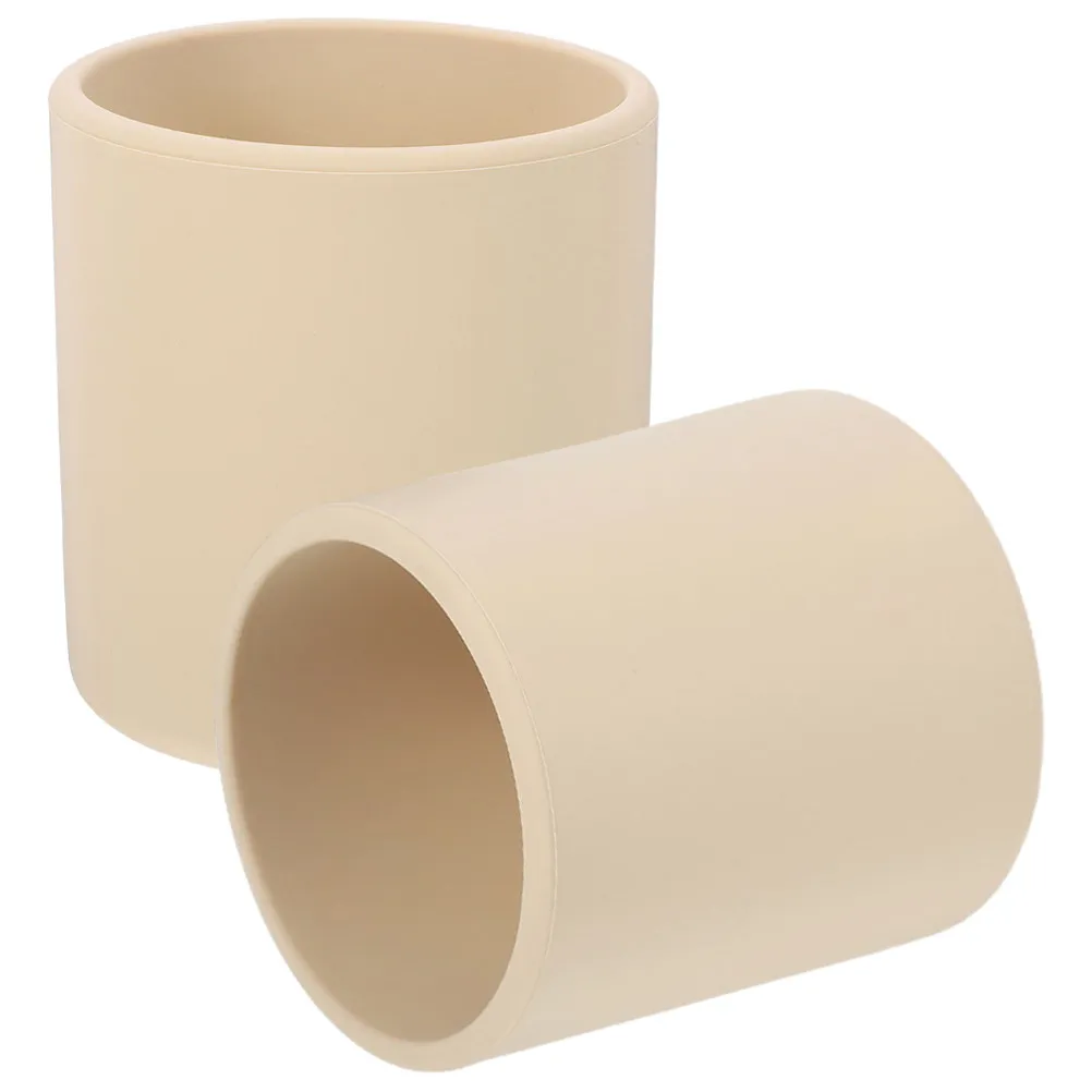

2Pcs Silicone Kids Cups Toddler Drinking Cup for Babies 1-3 Years Learning to Drink Independent Flow Baby Water Cup