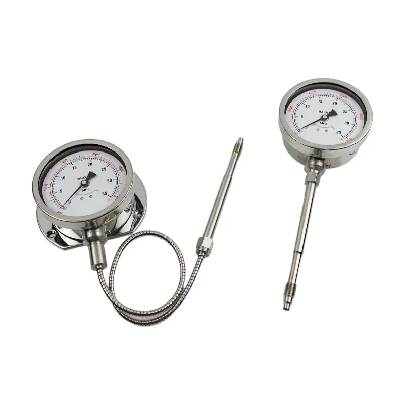 MPG 400C High Temperature Mechanical Pressure Gauge 2000bar High Pressure Melt Pressure Transducer