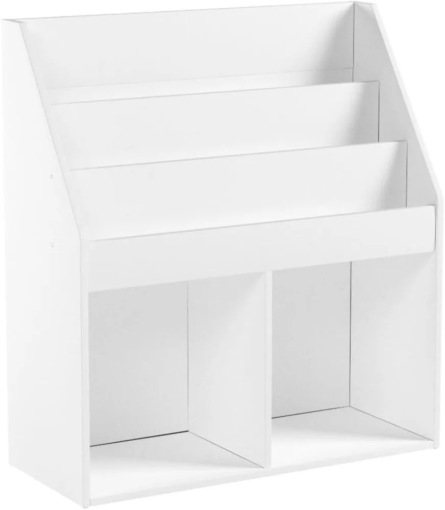 Estante para Crianças, Estante de Livros, Armazenamento Display Rack, Organizador, Haotian Desk, KMB01-W