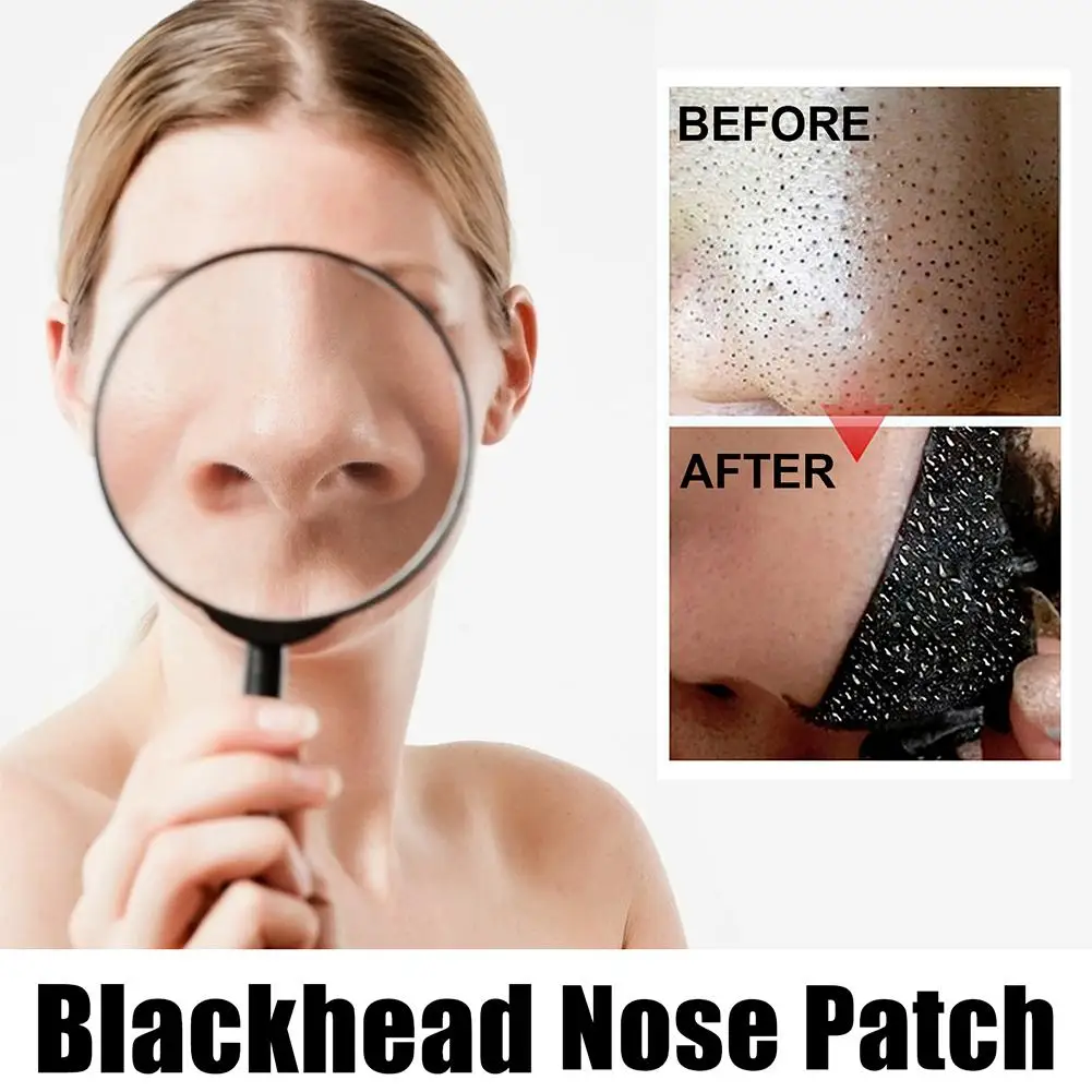 Bamboo Charcoal Mask Nose Pore Deep Clean Strip Nose Blackhead Acne Removal Patch Care Nose Skin Spots Mask K1W1