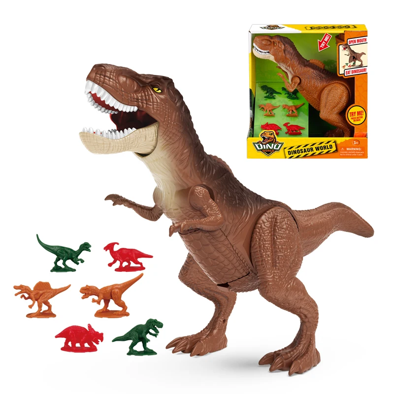 Jurassic World Dinosauro Animali Modello Action Figure Tyrannosaurus Rex Gioco di caccia Bambini Giocattolo per bambini Ragazzo Regalo di compleanno