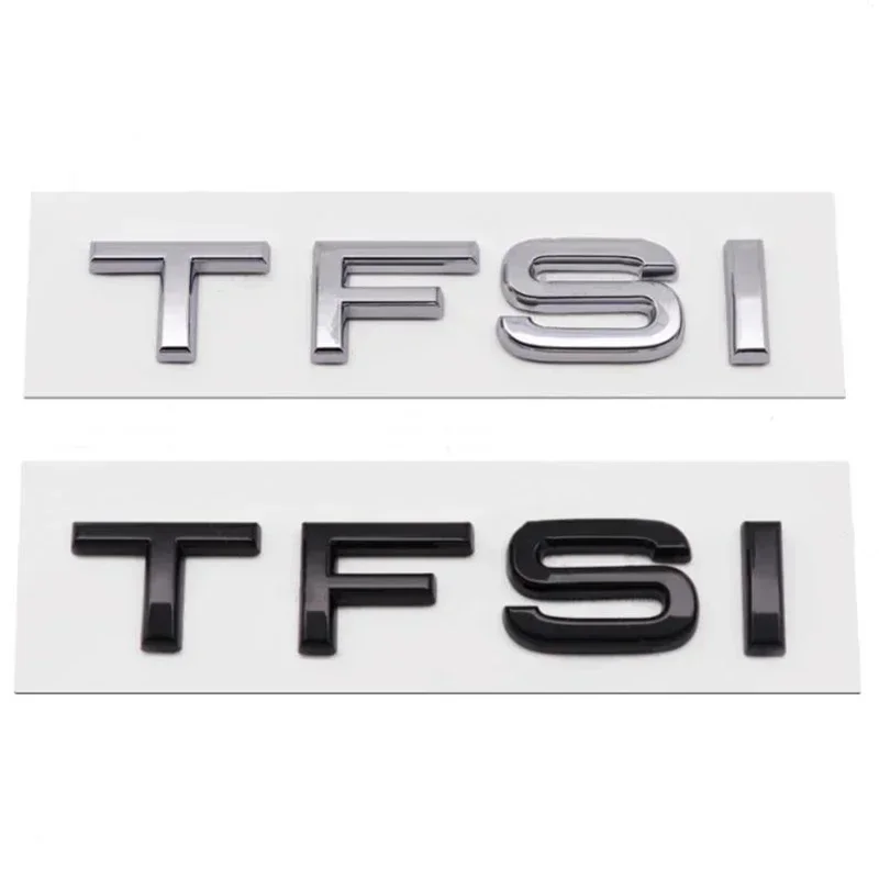 

ABS Car 30 35 40 45 50 55 60 TFSI TDI Letters Logo Trunk Badge Emblem Decals Sticker For Audi A6 A1 Q3 Q5 Q7 A4 A3 B5 B6 B7 B8