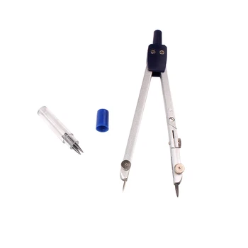 Pusulalar yüksek hassasiyetli profesyonel Metal pusula çizim seti kalem-Lead okul pusula çizim seti hızlı gemi