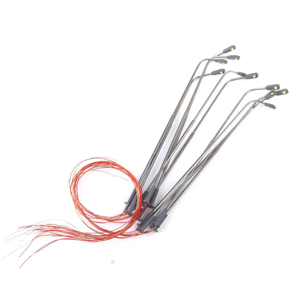 

LED Model Street Lights 10 Piece 10cm Lamps for Model Kit Led Modeling Railway Diorama Layout