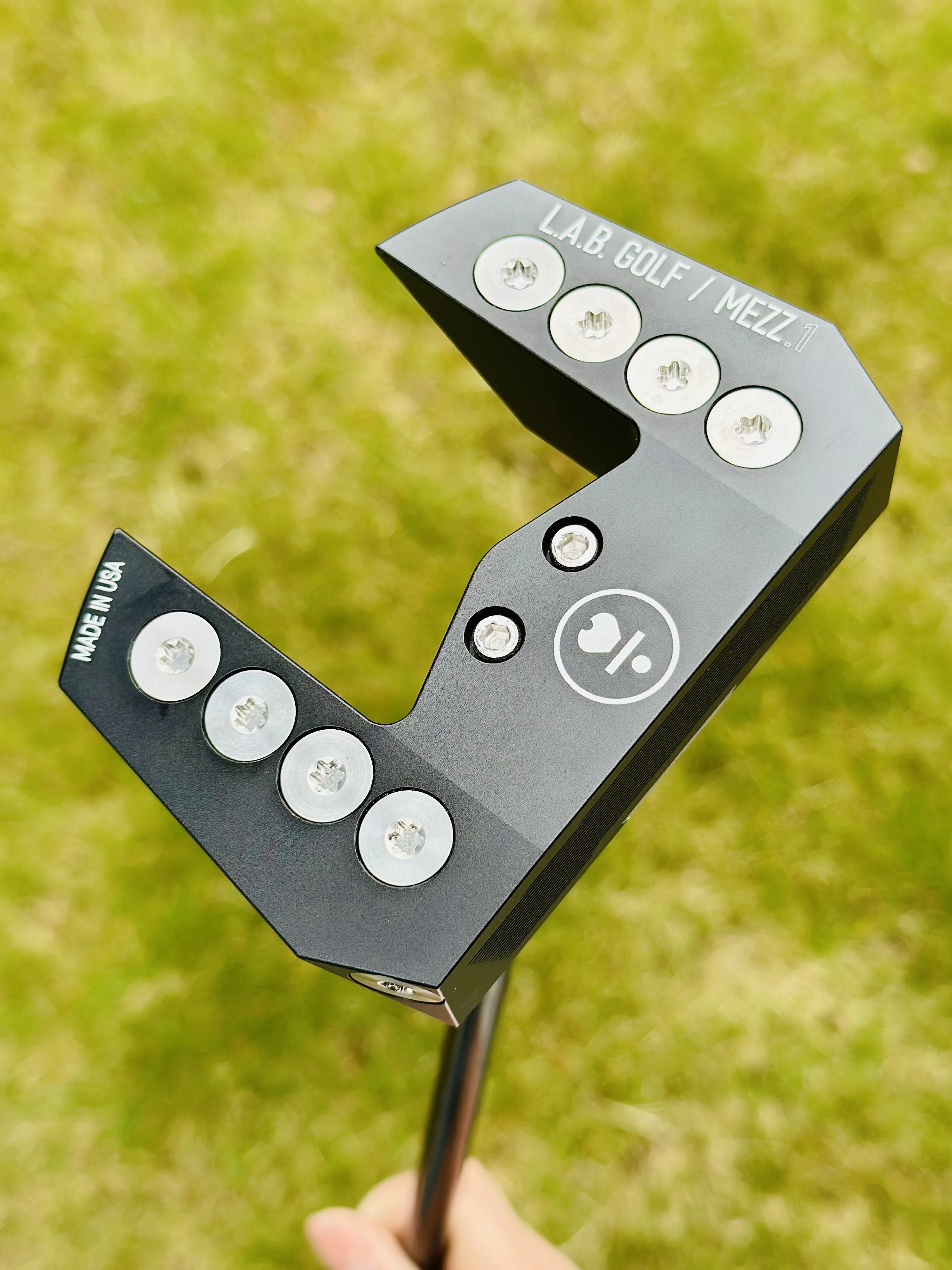 LAB Big Black Bull Golf Putter MEZZ.1 Column Balanced Back Putter Big Head Golf with 32/33/34/35/36 inch