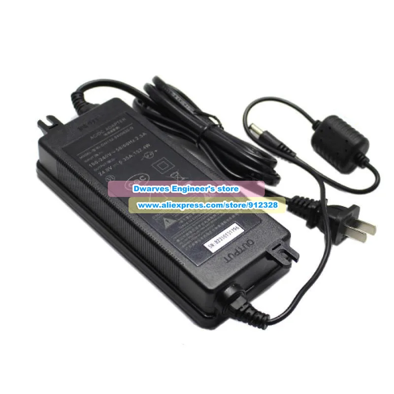 GM152-2400635-D AC/DC Adapter 24V 6.35A 152.4W Laptop Power Supply 5.5x2.1mm US Plug for Haier 800G 8H79 500G