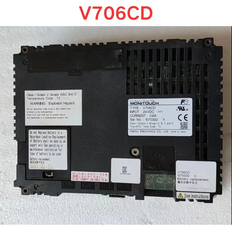 Used V706CD touch screen Function check OK Fast delivery