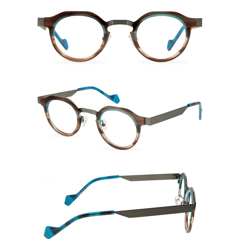 

Belight Optical ANNE ET VALENTI*N Design Prescription Vintage Retro Irregular Eyeglasses Spectacle Frame Eyewear ORSON