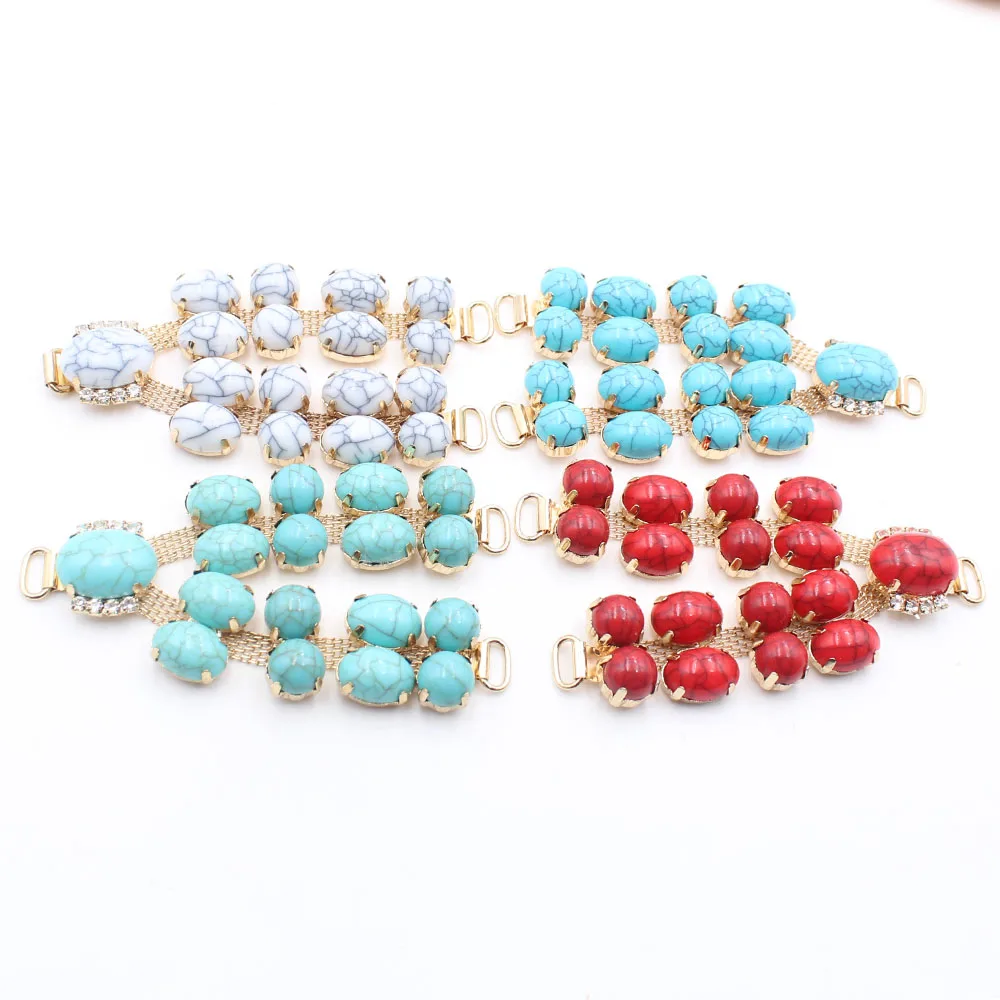 2026 New Charm 1 Piece 95mm Bohemian Style Flip Flops Chain DIY Clothing Sewing Bikini Connector Buckle