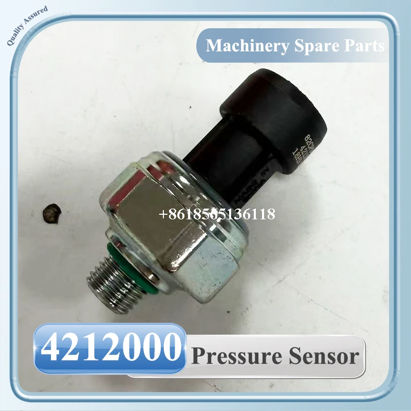 High Quality Pressure Sensor 4212000 82CP34-03 for SY215 Excavator Construction Machinery Parts