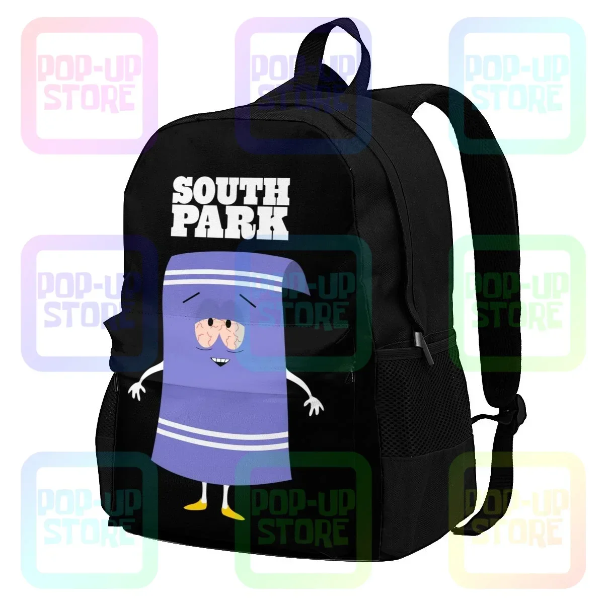 Towelie South Black Park The Boys Huf Large Capacity Backpack Gym Training Sports Style Riding Backpack