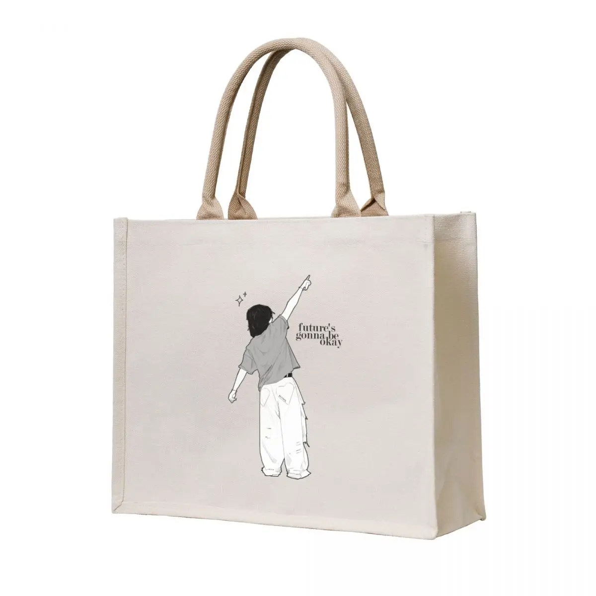 

future's gonna be okay dday Tote Bag shopper bags for women Women's bag canvas tote bag the tote