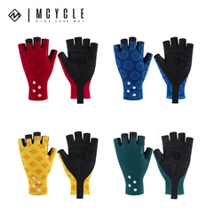 Mcycle Wholesale Half Finger Sport Gym Gloves Laser Cutting Bicycle Gloves Anti-sweat Breathable Specialize Cycling Gloves