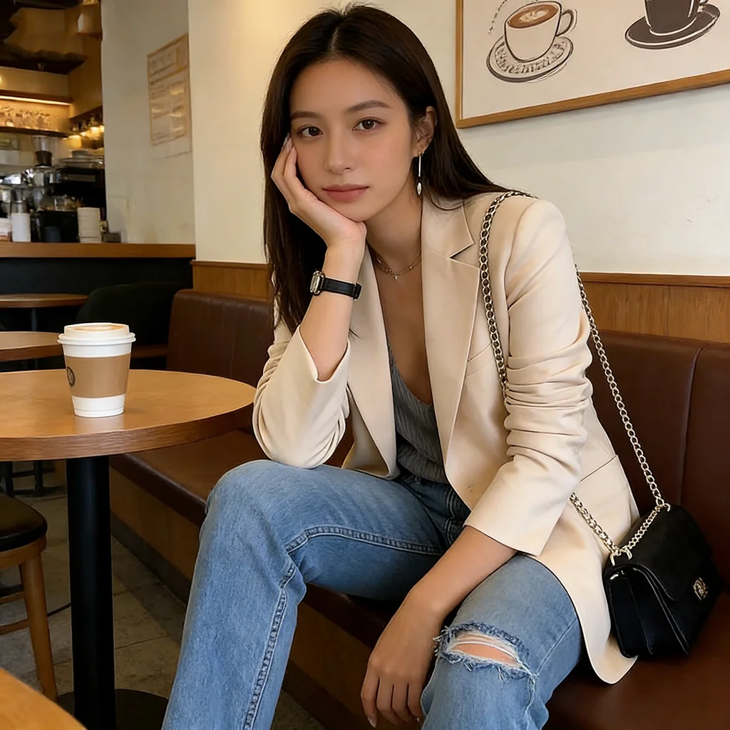 

Элегантный женский пиджак 2026: офисный, повседневный, в британском стиле, без пуговиц, с воротником и карманами, простой крой, верхняя одежда