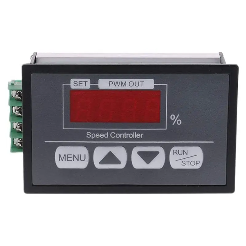 A01E-1Set 6-60V Button Governor Slow Stop Controller With Digital Display Panel